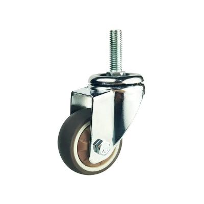 中国 White Grey Medical Casters With Plate Nylon Bracket For Patient Transport 販売のため