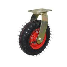 中国 3-8 Inches Heavy Duty Threaded Stem Trolley Caster Wheels With 200-500kg Loading Capacity 販売のため