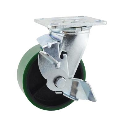 China Stainless Steel Industrial Casters Plate Casters For Food Processing And Medical Equipment for sale