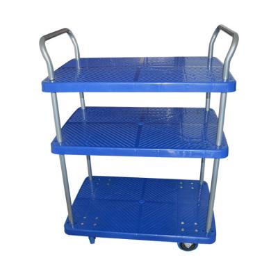 China Trolleyplatform Opvouwbaar platform trolley met draaiende rollen 500 kg capaciteit Te koop