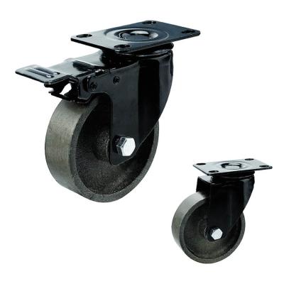 China 4inch negro 100kg que carga los echadores para trabajos de tipo medio para las tablas de la sala de estar en venta