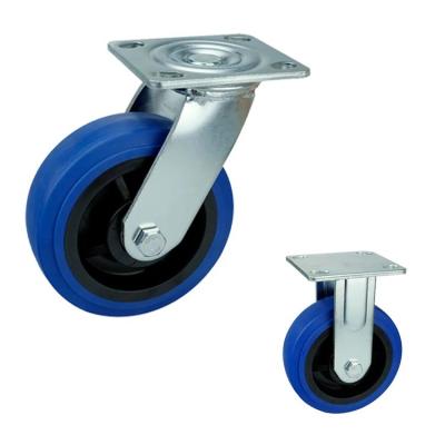 China Echadores resistentes azules de TPR 6inch con la pisada plana para los edificios de oficinas en venta