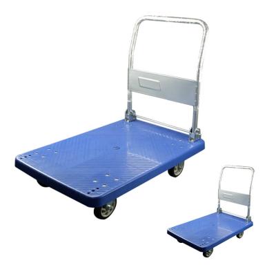 China 300kg Loading Blue Foldable Platform Trolley for sale