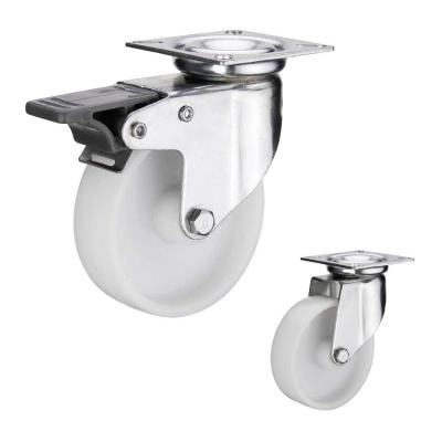 China 38kg Loading 50mm Nylon Wheels , ISO9001 Heavy Duty Nylon Caster Wheels for sale