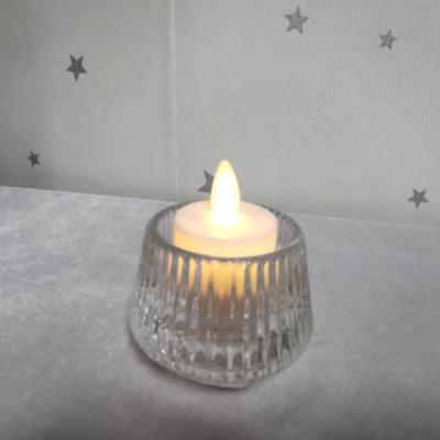 China High quality led tealight candle with warm white LED and moving flame for sale