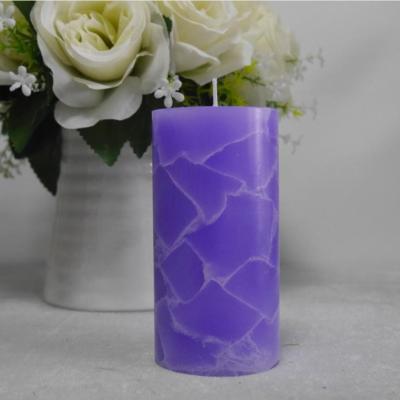 China Marbleization Candle; new scented candles vanilla scented candles burning purple candle marbleization candle for sale