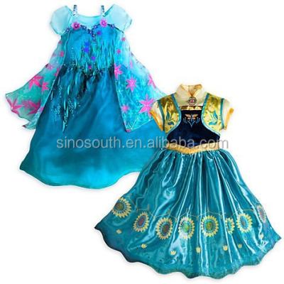 China Anti-wrinkle elsa frozen dress cosplay costume in frozen for sale