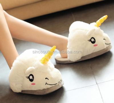 China Other Cartoon Cotton Unicorn Slippers Home Shoes for sale