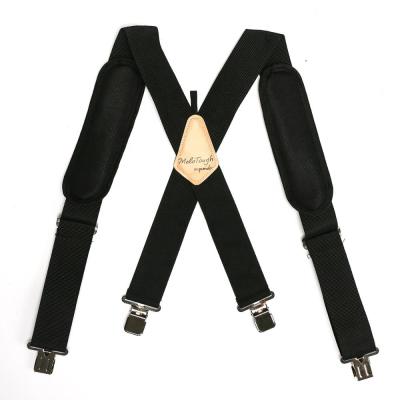 China X-Back Tool Belt Work Heavy Duty Suspenders Flexible Straps With Comfortable Movable Padded Shoulders for sale