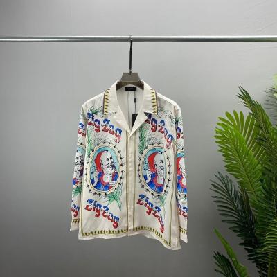 China New 3D style autumn and winter Chinese style 3D printing T-shirt lapel digital shirt for sale