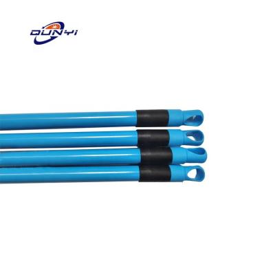 China Sustainable Qunyi Supply Floor Mop Stick Metal Broom Stick Mop Stick Iron Handle Powder Coated Broom Handle for sale