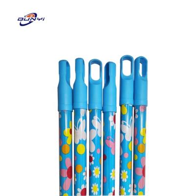 China Windows Cleaning pole 22mm*0.25mm*120CM Metal Iron Broom Stick Broom Mop Stick For Sale for sale