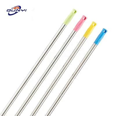 China Stocked Selling High Quality With Cheaper Price Dust Mop Long Mop Handle Stainless Steel Broom Stick for sale