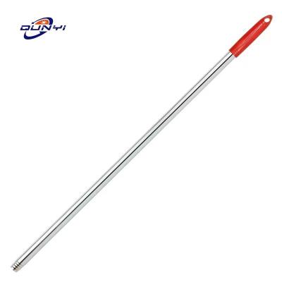 China Stocked OEM Service Factory Supply Cheaper Price 140CM Stainless Steel Floor Cleaning Mop Handle Stick for sale