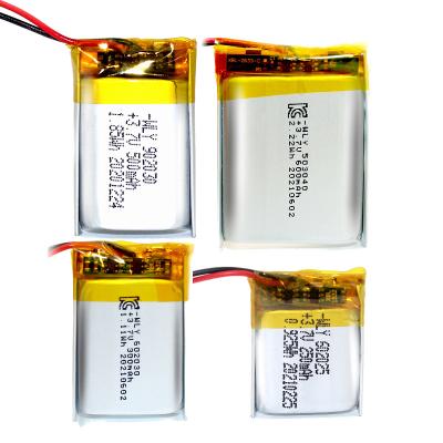 China Toys factory price lipo battery 600mah 250mAh lithium polymer Li-polymer 3.7V rechargeable battery 503040 902030 602030 602025 for sale