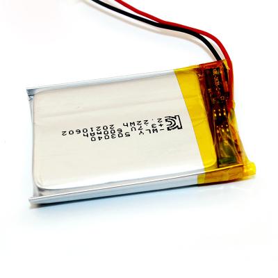 China Toys OEM ODM 600mAh 3.7V 053040 lithium ion battery 503040 3.7v for sale