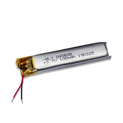 China Toys 040830 Headphones Battery Replacement Battery 3.7V 100mAh for sale