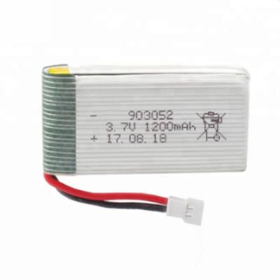 China Hot Sale Toys Li-ion Battery 1200mah 3.7V High Rate Rechargeable Battery 903052 For RC Car Drone for sale