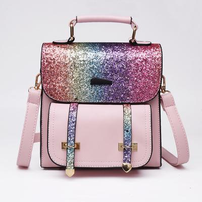 China New Fashion Student Korean Sequin Backpack Travel School Bag Waterproof Backpack Women for sale