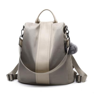 China Multifunctional fashion anti-theft ladies backpack large capacity Oxford waterproof fabric anti-theft backpack for sale