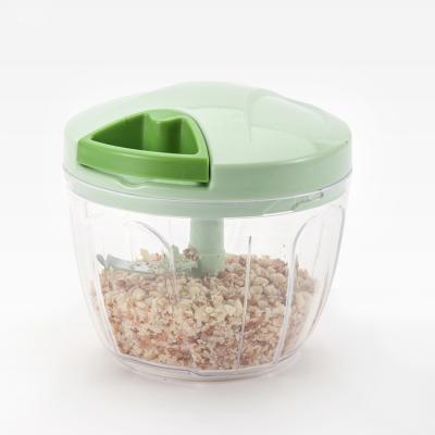 China Viable Hot Selling Kitchen Instruments Manual Food Chopper Hand-Powered Vegetable Chopper for sale