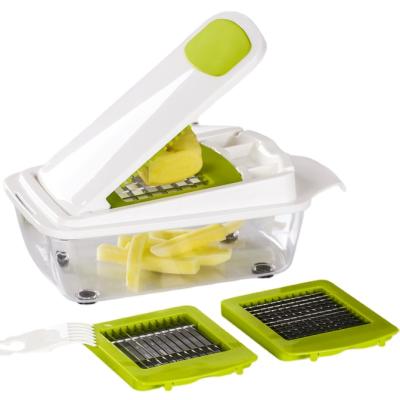 China Viable Kitchen Food Fruit Vegetable Cleaver Slicer Manual Dicer for sale