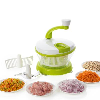 China Cooking Function Food Processor Salad Maker Manual Food Slicer Veggie Cleaver for sale