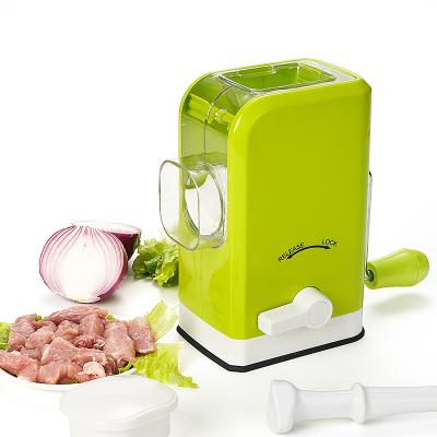 China Sustainable Pepper A470 Plastic Manual Meat Grinder Vegetable Grinder for sale