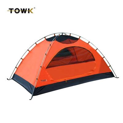 China Straight Bracing Type Customized Outdoor Folding Color 1 - 2 Double Person Tent Waterproof for sale