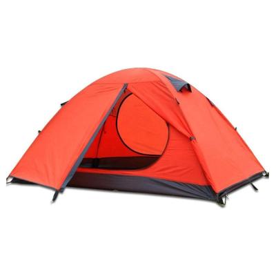 China Straight Bracing Type Ultralight Camping Pole Folding Tent 20d/15d Aluminum Silicone Coating for sale