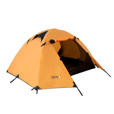 China Straight Tying Type - 2 Person Easy Carry Aluminum Beach Foldable Outdoor Camping Tent for sale