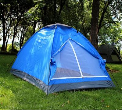 China Straight tie type outdoor waterproof tent for two men single layer cheap popular style leisure dome for sale