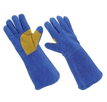 China Welding 16' Cotton Safety Leather Working Gloves For Mining , Construction for sale