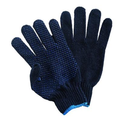 China Anti-slip hot sale cheap price high quality navy blue knitted gloves for sale