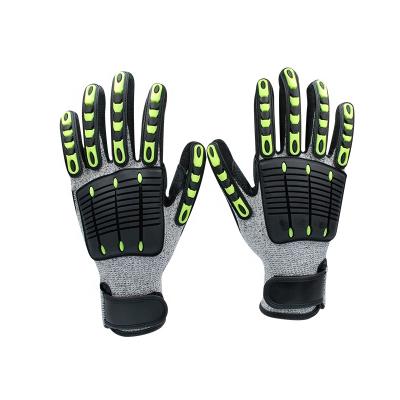 China Machanic Use Hand Construction Repairing Industrial Cut Anti Impact Safety Work Gloves for sale