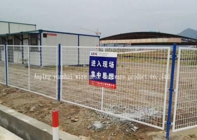 Chine Sécurité provisoire de maillage de soudure clôturant pour le certificat d'OIN de chantier de construction à vendre