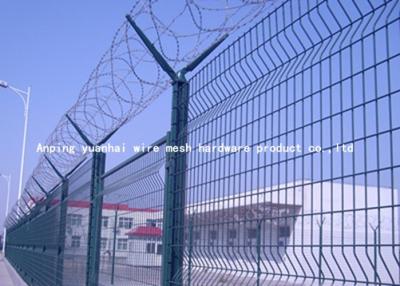 China Sun Resistant Razor Barbed Wire Fence , Pvc Coated Welded Wire Mesh Panels for sale