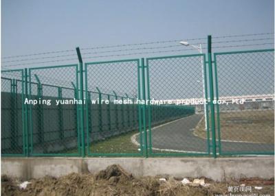 China Pvc Coated Steel Wire Mesh Security Fencing Grid Structure Concise Stadium Expanded for sale