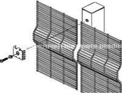 China Seguridad anti resistente que cerca, los 358 paneles galvanizados de la subida del alambre de la malla soldada con autógena en venta