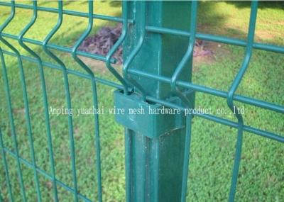 China Green Powder Coated Garden Mesh Fencing , Wire Gauge 2.5mm - 6mm for sale