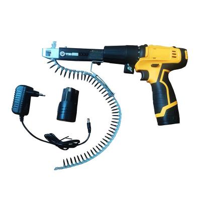 China RTS Portable Assembled Concrete Wall Screws Electric Gun 52x35x25.5cm/10pcs Cordless Nail Chain Gun Screws for sale