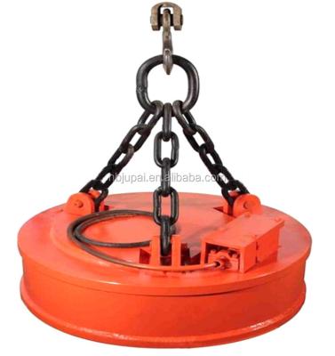 China High Quality 4000kg Magnetic Grape Manhole Lifting Magnet Lifting Magnet Crane For Steel Scraps for sale