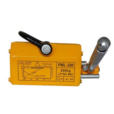 Cina 200KG Lifting Permanent Magnetic Plate Lifter Jack Chunk Magnet Lifting Device Single Drop Permanent Magnet in vendita