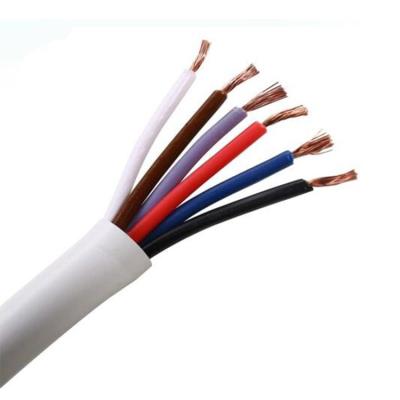 China ZR RVV 300/500v Excellent Resistance/NH Fire Resistant 3 Core 6mm PVC Cable Copper Electrical Wire Flexible Electrical Cable for sale