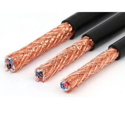 China PVC Insulation And Sheath Control Cable 2x1.5 Copper Heating Flexible Braided Copper Network Shielded Control Signal Cable for sale