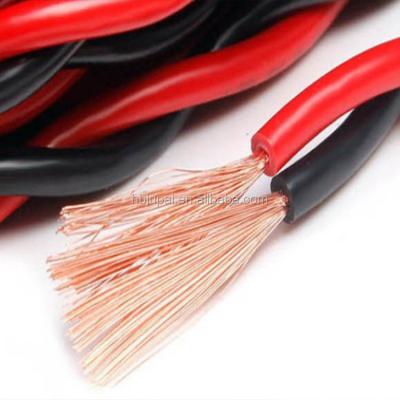 China Underground 100M Strandarded 2x0.5/0.75/1.5/2.5/4 flexible stranded twisted pair mm2 RVS copper wire for sale