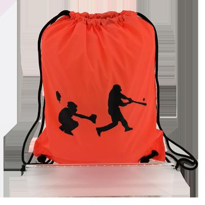 China Recyclable Gym Drawstring Bags Backpack For Boys Girls Women Men Return Pack Internal Pocket for sale