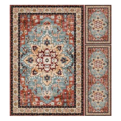 China Wholesale Home Decor Washable 3 Pieces Printed Persian Area Rugs Sets for sale