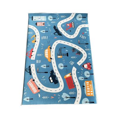 China Various Designs Waterproof Play Mat 3d Effect Area Rug Washable Kids Room Mat For Kids for sale