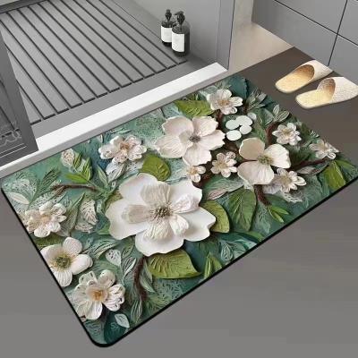 China Polyester washable non-slip creative carpet for home entrance door mats for sale